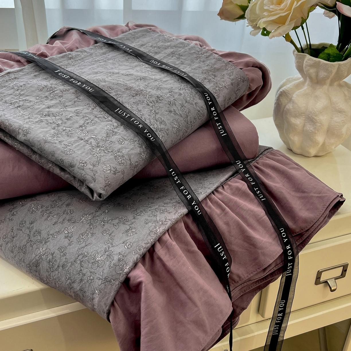 91家纺网 家纺一手货源 找家纺 （总）豫见家纺 2025新款云感棉花边四件套