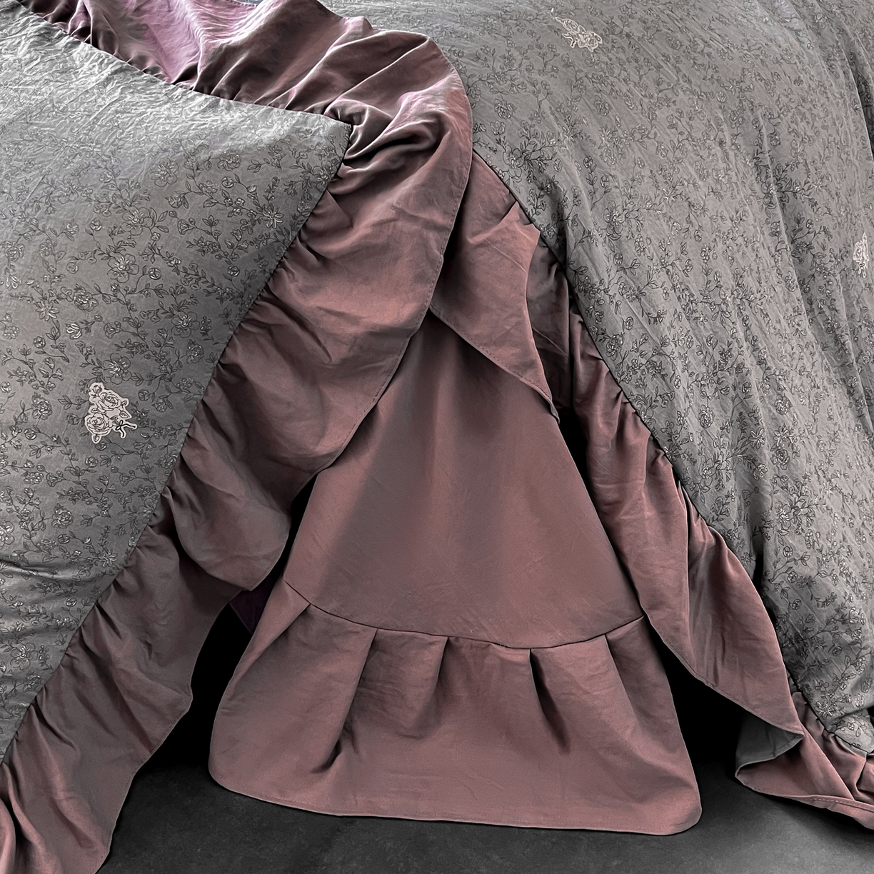 91家纺网 家纺一手货源 找家纺 （总）豫见家纺 2025新款云感棉花边四件套