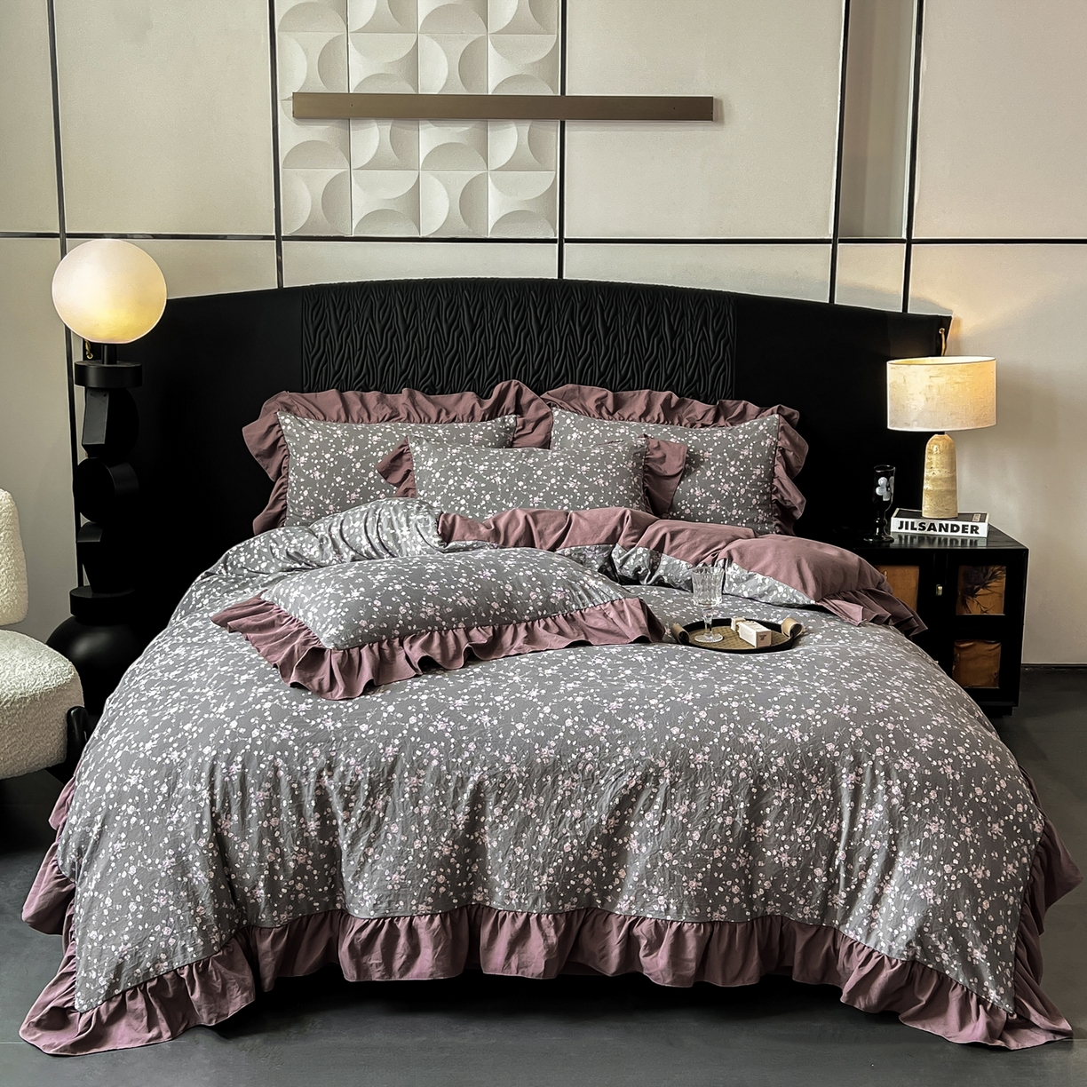 91家纺网 家纺一手货源 找家纺 （总）豫见家纺 2025新款云感棉花边四件套