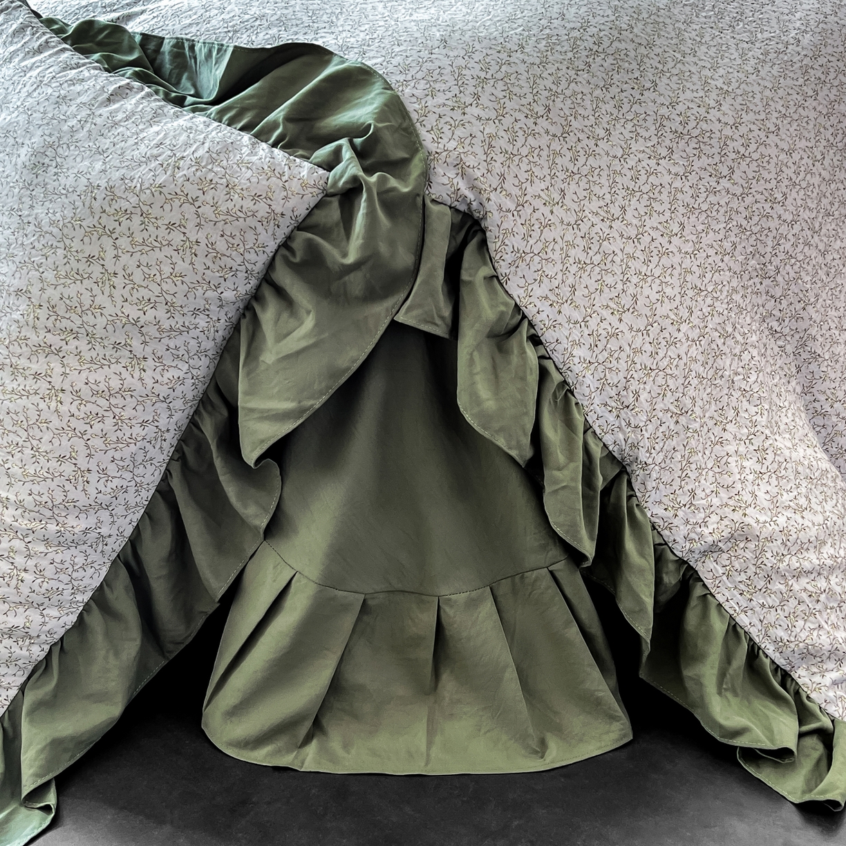 91家纺网 家纺一手货源 找家纺 豫见家纺 2025新款云感棉花边四件套 曼塔庄园