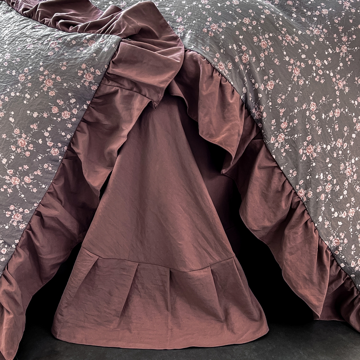 91家纺网 家纺一手货源 找家纺 豫见家纺 2025新款云感棉花边四件套 罗逸唯依