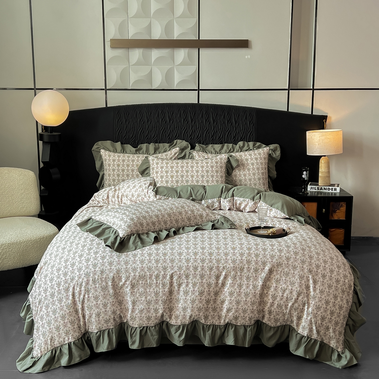 91家纺网 家纺一手货源 找家纺 （总）豫见家纺 2025新款云感棉花边四件套