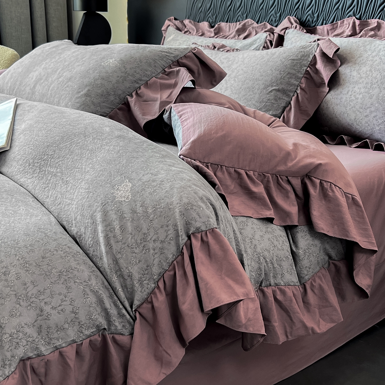 91家纺网 家纺一手货源 找家纺 （总）豫见家纺 2025新款云感棉花边四件套