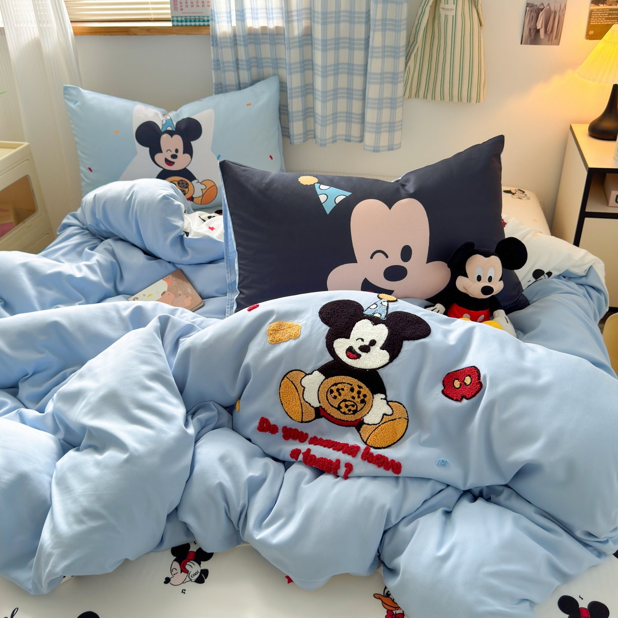 一霖家纺 2025新款高克重云朵棉毛巾绣印绣四件套-小清新-第四波小清新系列 饼干奇奇