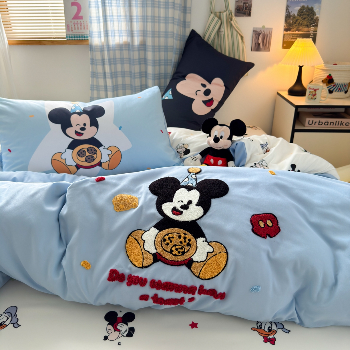 91家纺网 家纺一手货源 找家纺 一霖家纺 2025新款高克重云朵棉毛巾绣印绣四件套-小清新-第四波小清新系列 饼干奇奇