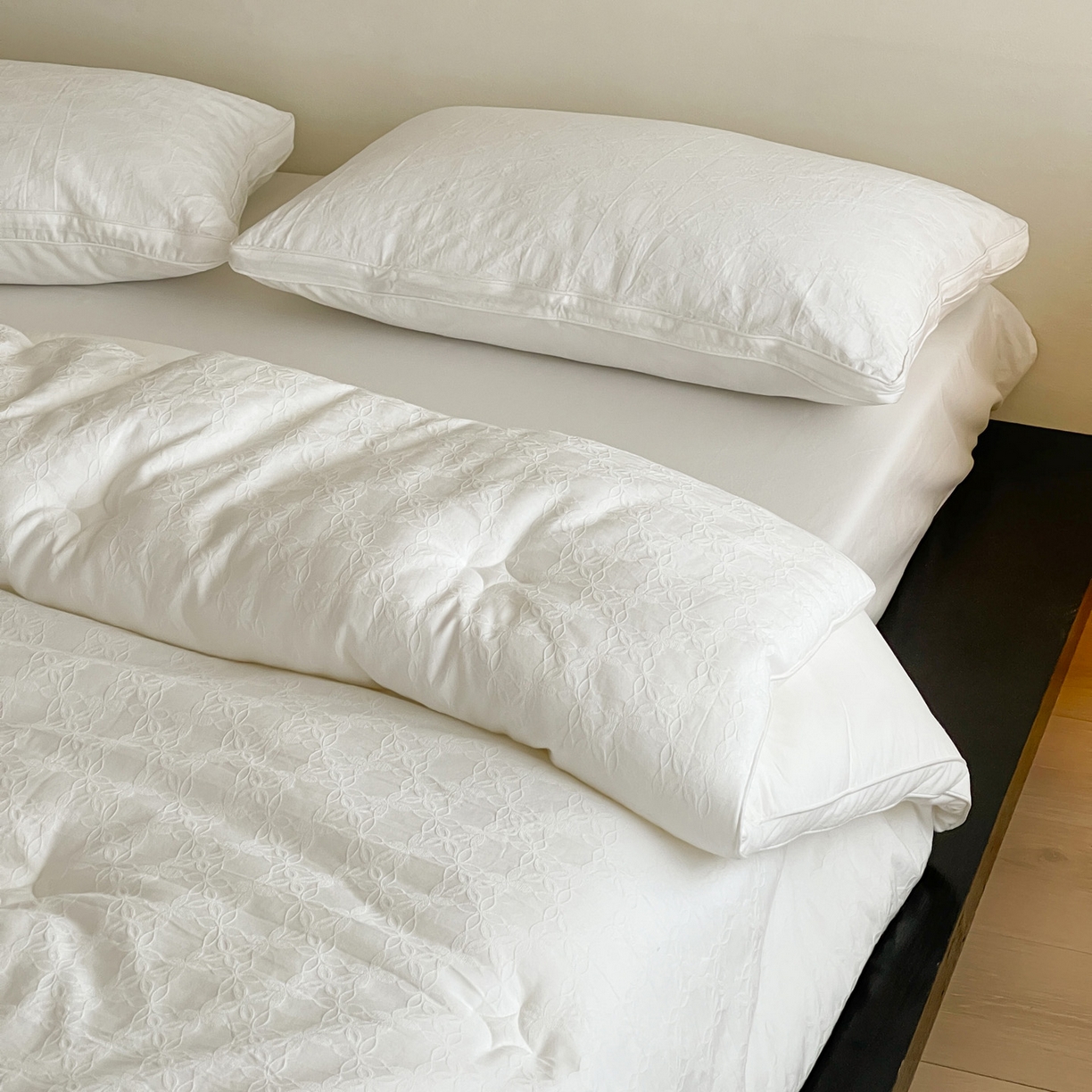 91家纺网 家纺一手货源 找家纺 （总）一加一 2025新款全棉大提花55%大豆立体抗菌被子被芯