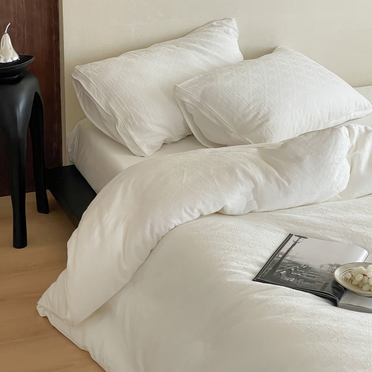 91家纺网 家纺一手货源 找家纺 （总）一加一 2025新款全棉大提花55%大豆立体抗菌被子被芯