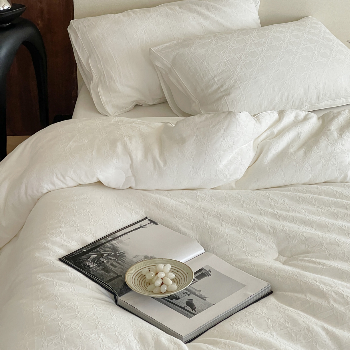 91家纺网 家纺一手货源 找家纺 （总）一加一 2025新款全棉大提花55%大豆立体抗菌被子被芯