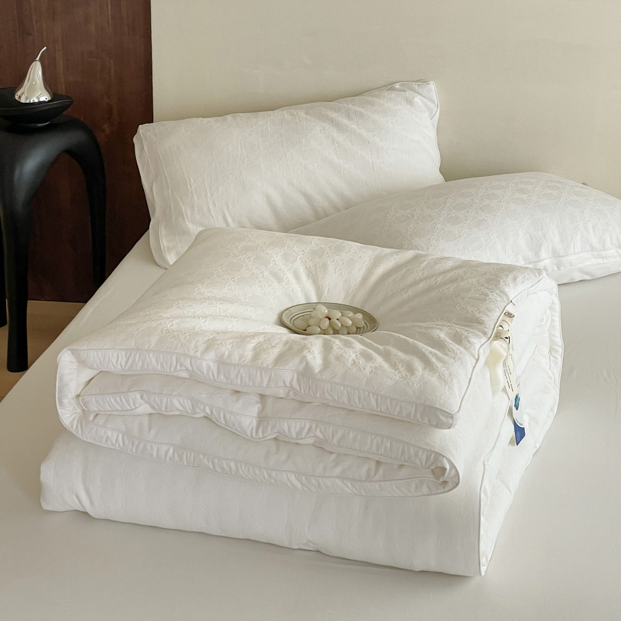 91家纺网 家纺一手货源 找家纺 （总）一加一 2025新款全棉大提花55%大豆立体抗菌被子被芯