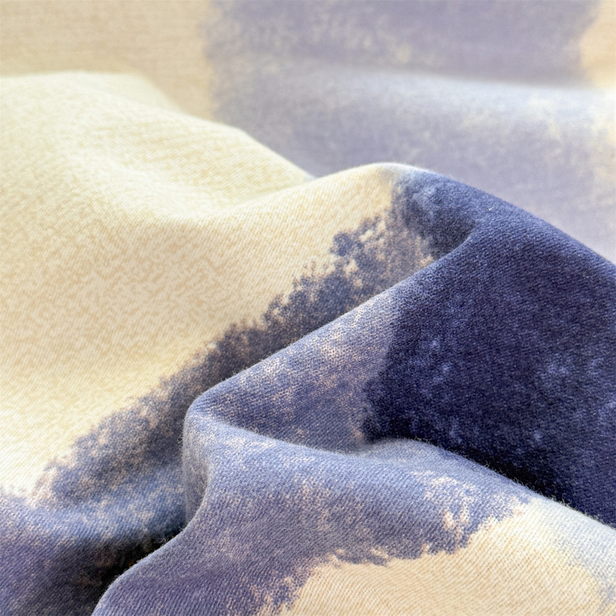 91家纺网 家纺一手货源 找家纺 名兮家居 2025新款亲肤舒适全棉纯棉磨毛印花床笠单床笠单品床笠单件床笠 大蓝格