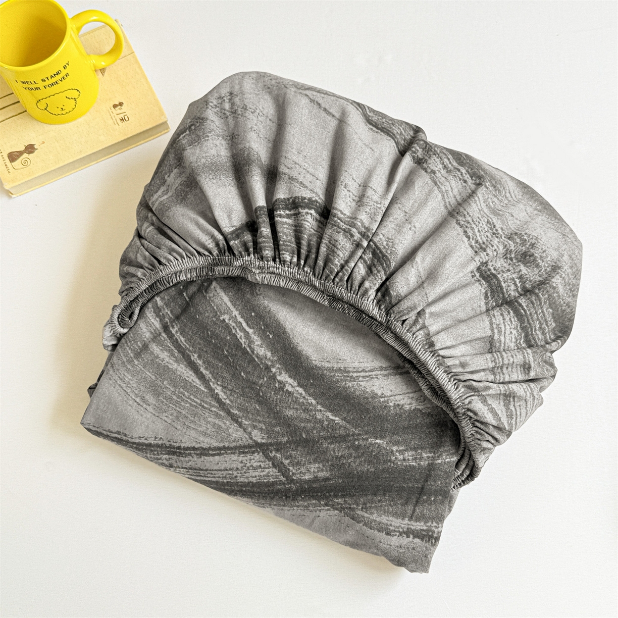 91家纺网 家纺一手货源 找家纺 名兮家居 2025新款亲肤舒适全棉纯棉磨毛印花床笠单床笠单品床笠单件床笠 律动