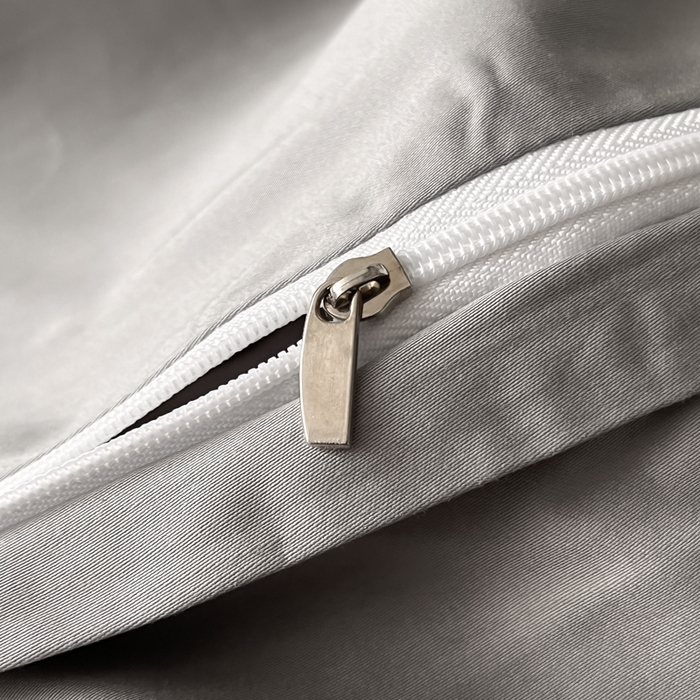 91家纺网 家纺一手货源 找家纺 （总）博纳家纺 2025新款高精密银离子色织提花纯棉撞色宽边四件套