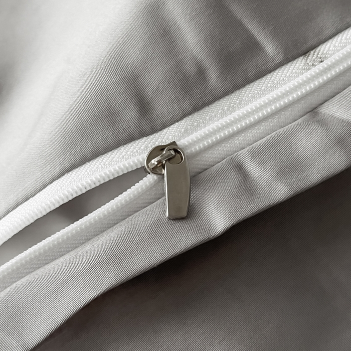 91家纺网 家纺一手货源 找家纺 博纳家纺 2025新款高精密银离子色织提花纯棉撞色宽边四件套 华乐