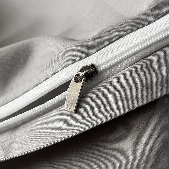 91家纺网 家纺一手货源 找家纺 博纳家纺 2025新款高精密银离子色织提花纯棉撞色宽边四件套 丽斐