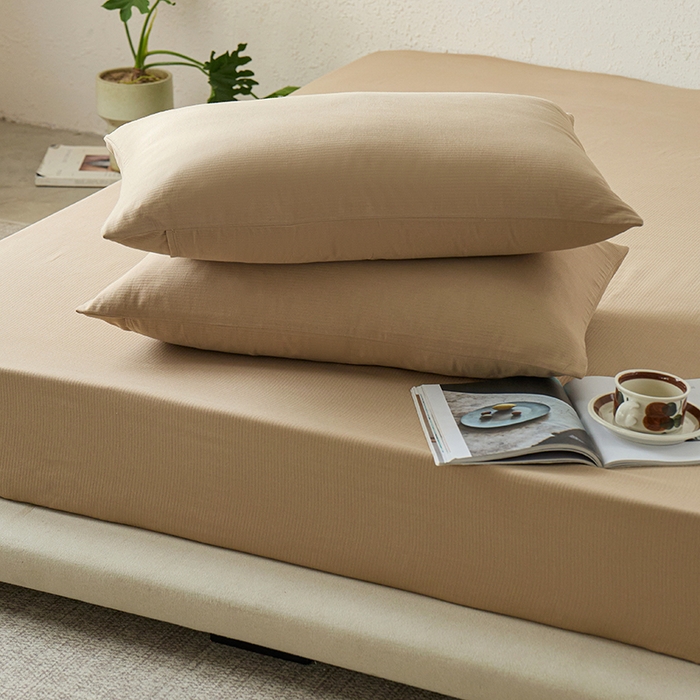 91家纺网 家纺一手货源 找家纺 （总）千朵森 2025新款全棉纯棉提花磨毛单枕套单品枕套单件枕套-线语