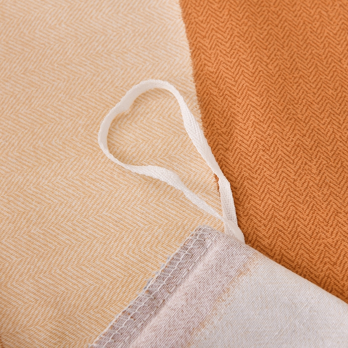 91家纺网 家纺一手货源 找家纺 宇彬家纺 2025直播热新款秋冬全棉精梳生态原棉印花加厚磨毛轻奢铂金单被套 妮可（桔）