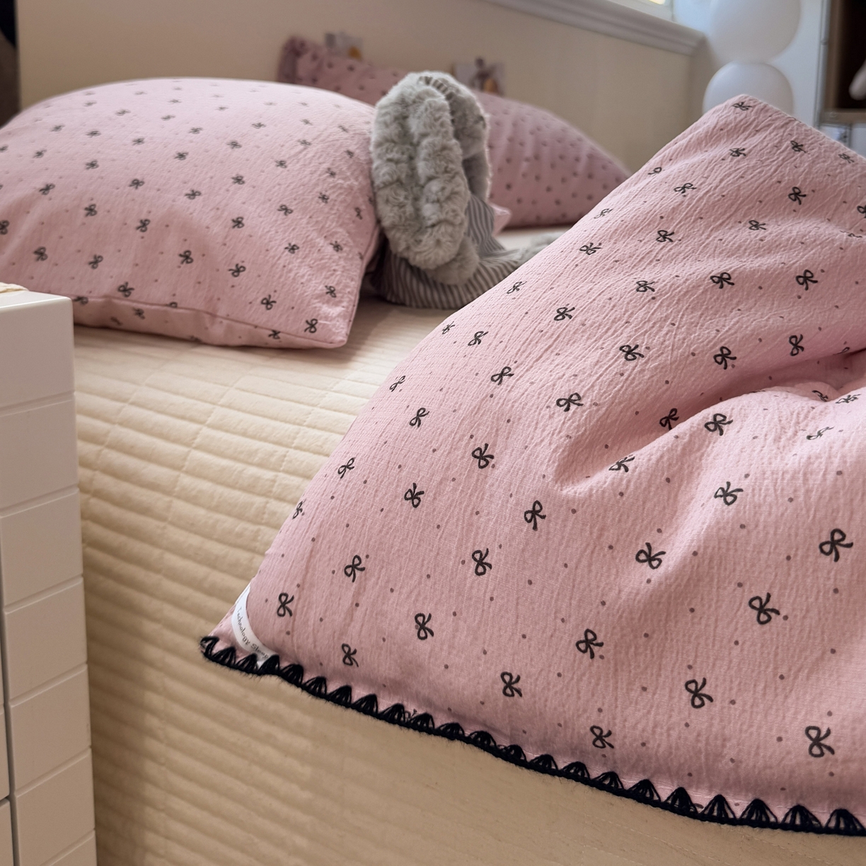 91家纺网 家纺一手货源 找家纺 （总）一加一 2025新款贝壳边抗菌大豆被子被芯