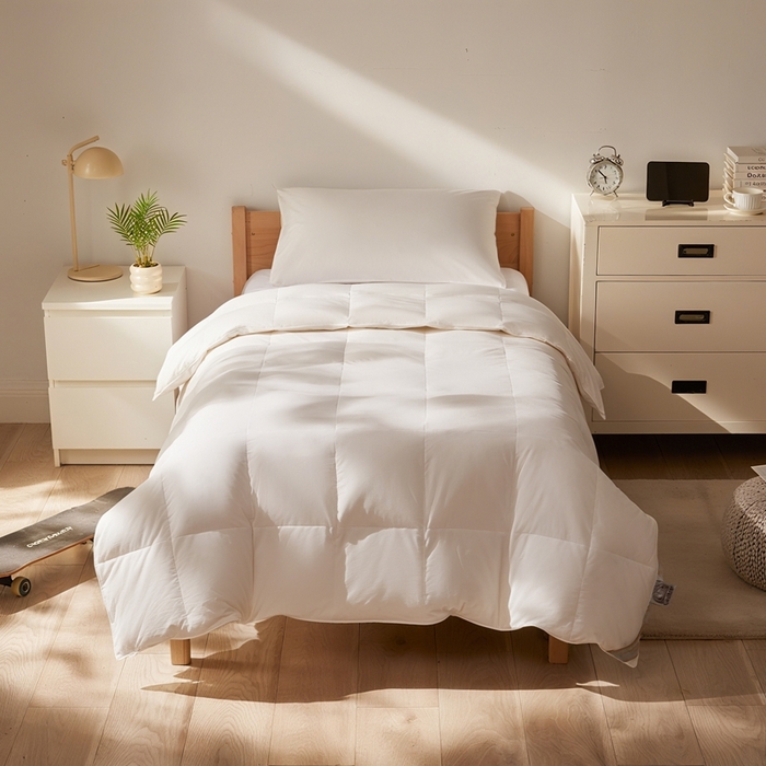 91家纺网 家纺一手货源 找家纺 （总）圣梦莱羽绒家纺 2025新款羽绒被A类可水洗90鸭绒被可裸睡春秋被四季被地暖被被子被芯