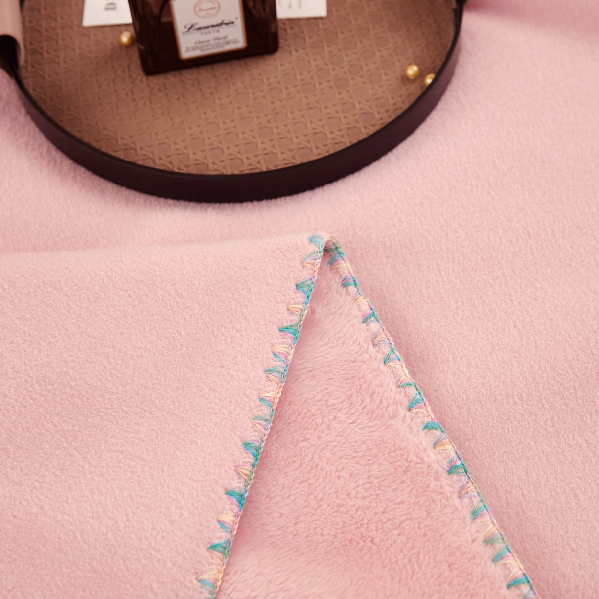 91家纺网 家纺一手货源 找家纺 悦织湾家纺 2025新款轻奢纯色仿羊绒毯单层双层保暖加厚秋冬毛毯盖毯毯子跨境专供 仿羊绒单层-樱桃粉