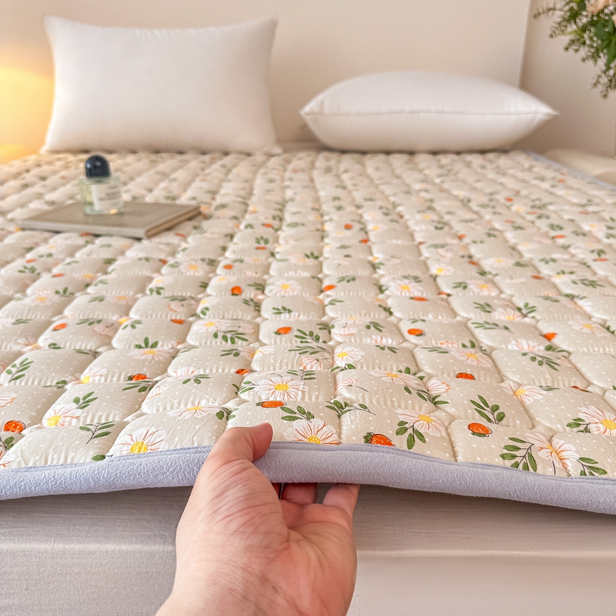 91家纺网 家纺一手货源 找家纺 （总）手艺人家纺 2025新款新格子水洗棉夹棉炕盖垫子床垫床褥子