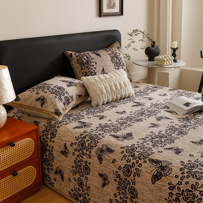 91家纺网 家纺一手货源 找家纺 （总）悦然毛巾被 2025新款复合毯休闲兔毛绒提花印花工艺盖毯