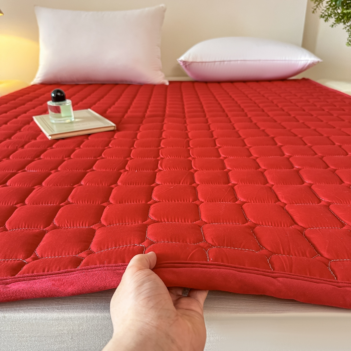 91家纺网 家纺一手货源 找家纺 （总）手艺人家纺 2025新款新格子水洗棉夹棉炕盖垫子床垫床褥子