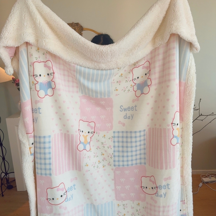 91家纺网 家纺一手货源 找家纺 （总）润缦 2025新款卡通印花毛毯