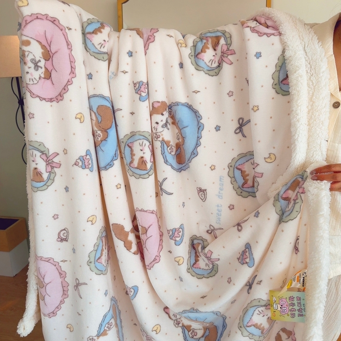 91家纺网 家纺一手货源 找家纺 （总）润缦 2025新款卡通印花毛毯
