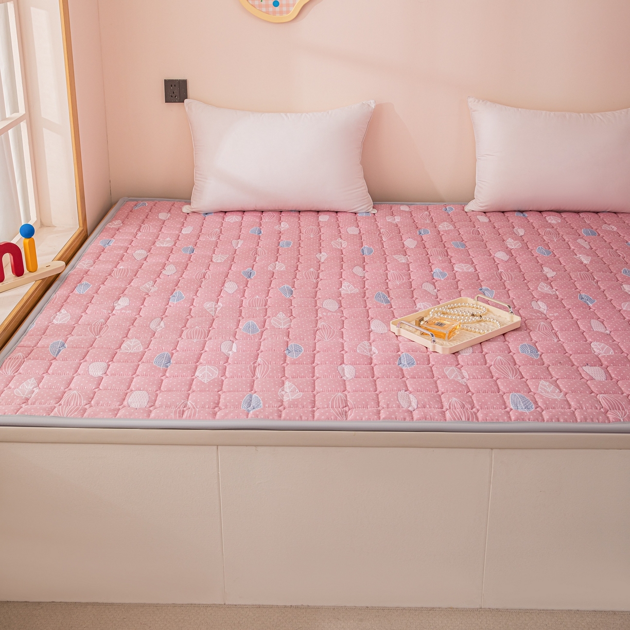 91家纺网 家纺一手货源 找家纺 （总）手艺人家纺 2025新款新格子水洗棉夹棉炕盖垫子床垫床褥子