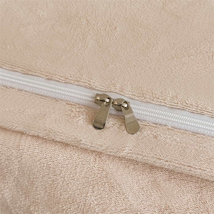 91家纺网 家纺一手货源 找家纺 锦铭源家纺 2025新款75D全消光超柔樱花绒绣花四件套牛奶绒四件套【有买家秀】 蝶恋-咖