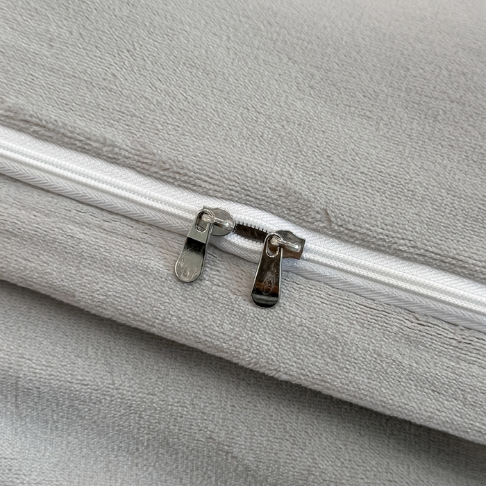 91家纺网 家纺一手货源 找家纺 锦铭源家纺 2025新款75D全消光超柔樱花绒绣花四件套牛奶绒四件套【有买家秀】 花颜-灰