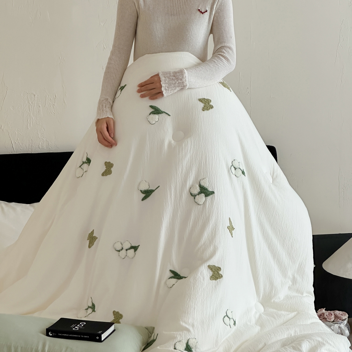 91家纺网 家纺一手货源 找家纺 一加一 2025新款提花毛巾绣抗菌大豆被子被芯 约定