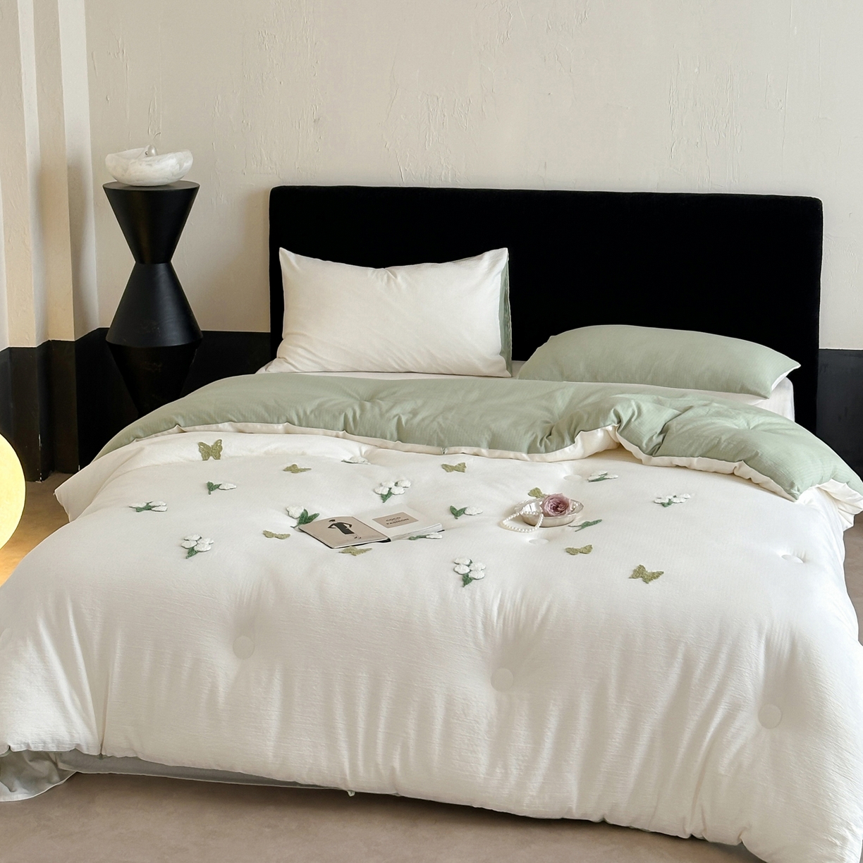 91家纺网 家纺一手货源 找家纺 一加一 2025新款提花毛巾绣抗菌大豆被子被芯 约定