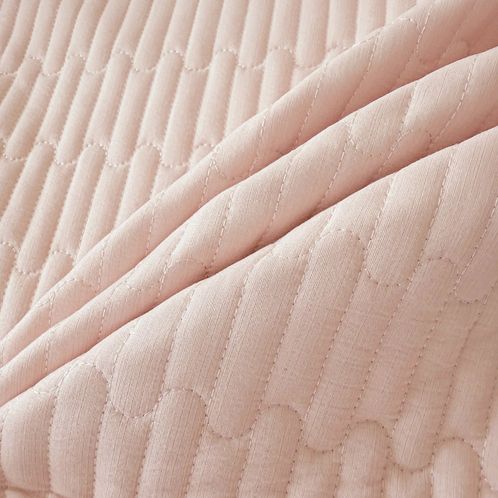 91家纺网 家纺一手货源 找家纺 鼎丰家纺 2025新款皱皱纱双层花边夹棉床裙单床裙床裙单品-梦想系列 梦想-浅玉