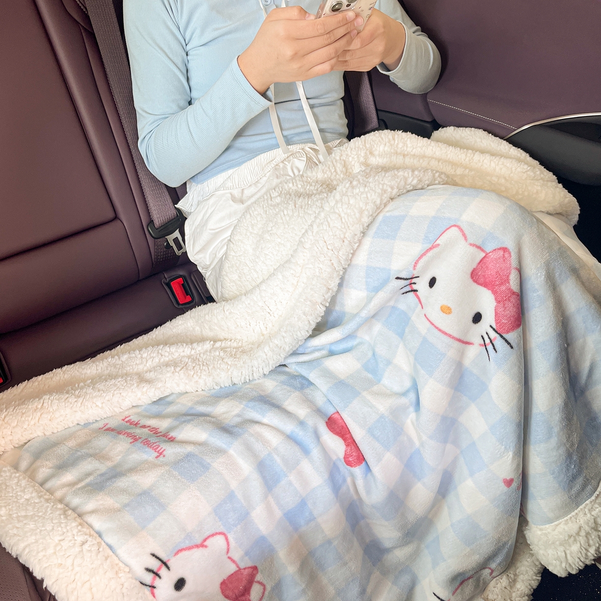 91家纺网 家纺一手货源 找家纺 （总）桃子家居 2025新款A类三丽鸥正版授权少女可爱卡通加厚牛奶绒羊羔绒毛毯多功能四季毛毯