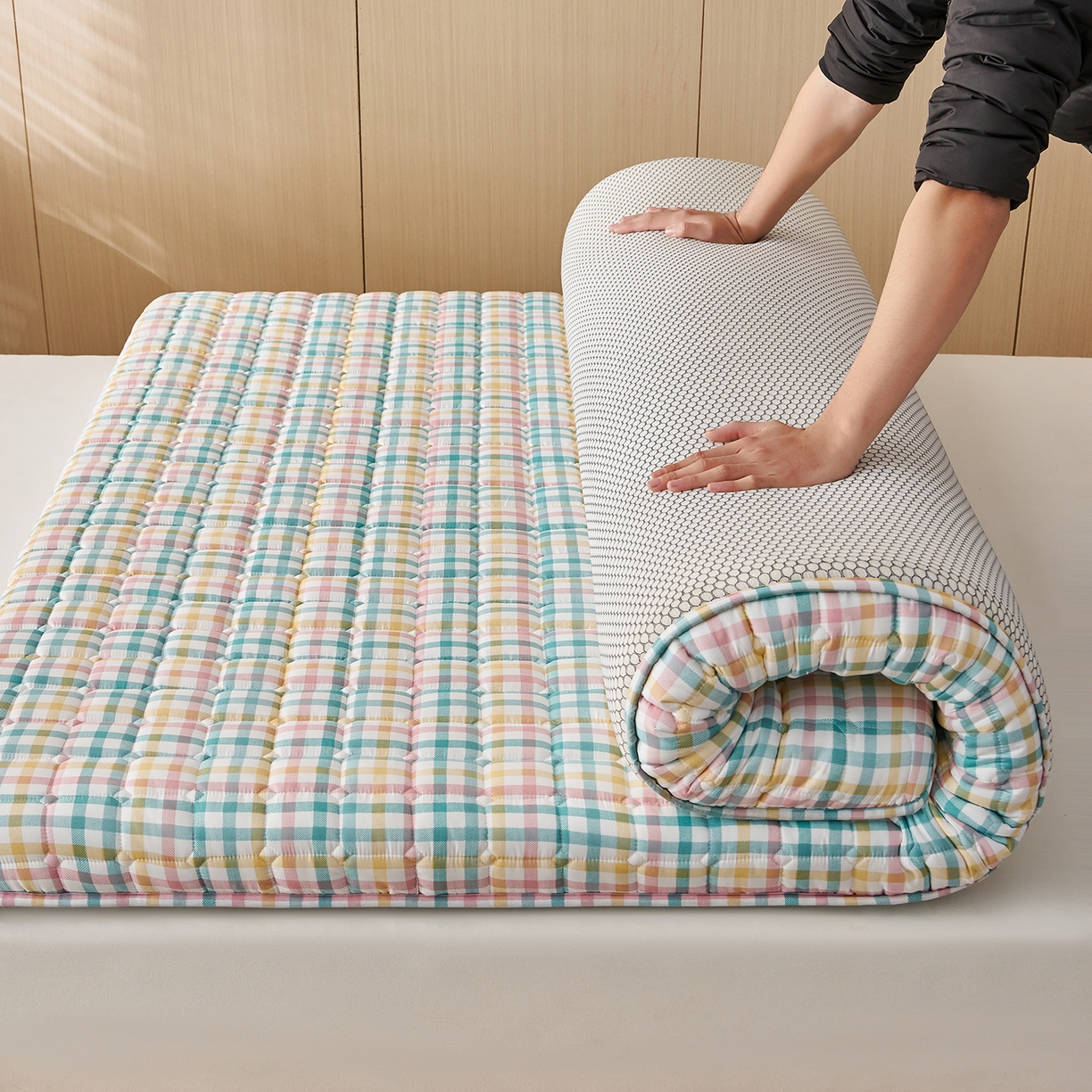 91家纺网 家纺一手货源 找家纺 （总）缦吉 2025新款A类格调新疆棉花床垫