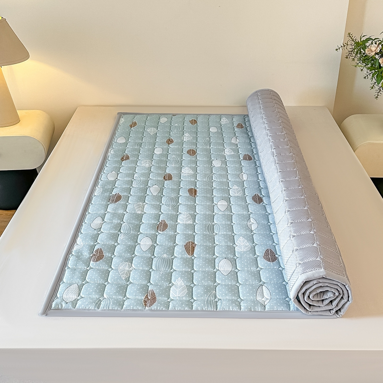 91家纺网 家纺一手货源 找家纺 手艺人家纺 2025新款新格子水洗棉夹棉炕盖垫子床垫床褥子 DH70