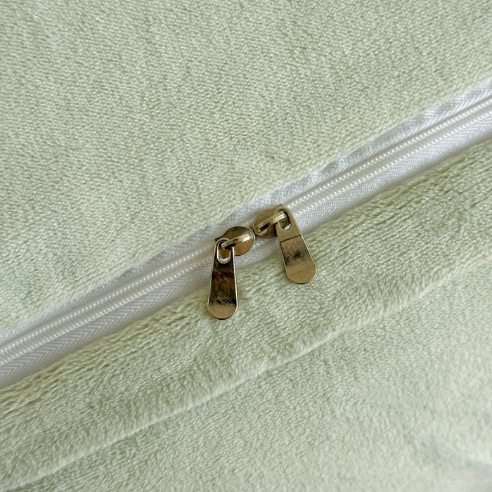 91家纺网 家纺一手货源 找家纺 锦铭源家纺 2025新款75D全消光超柔樱花绒绣花四件套牛奶绒四件套【有买家秀】 花颜-浅绿