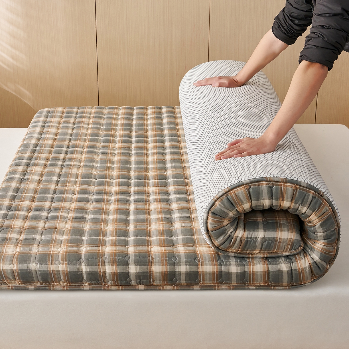 91家纺网 家纺一手货源 找家纺 （总）缦吉 2025新款A类格调新疆棉花床垫