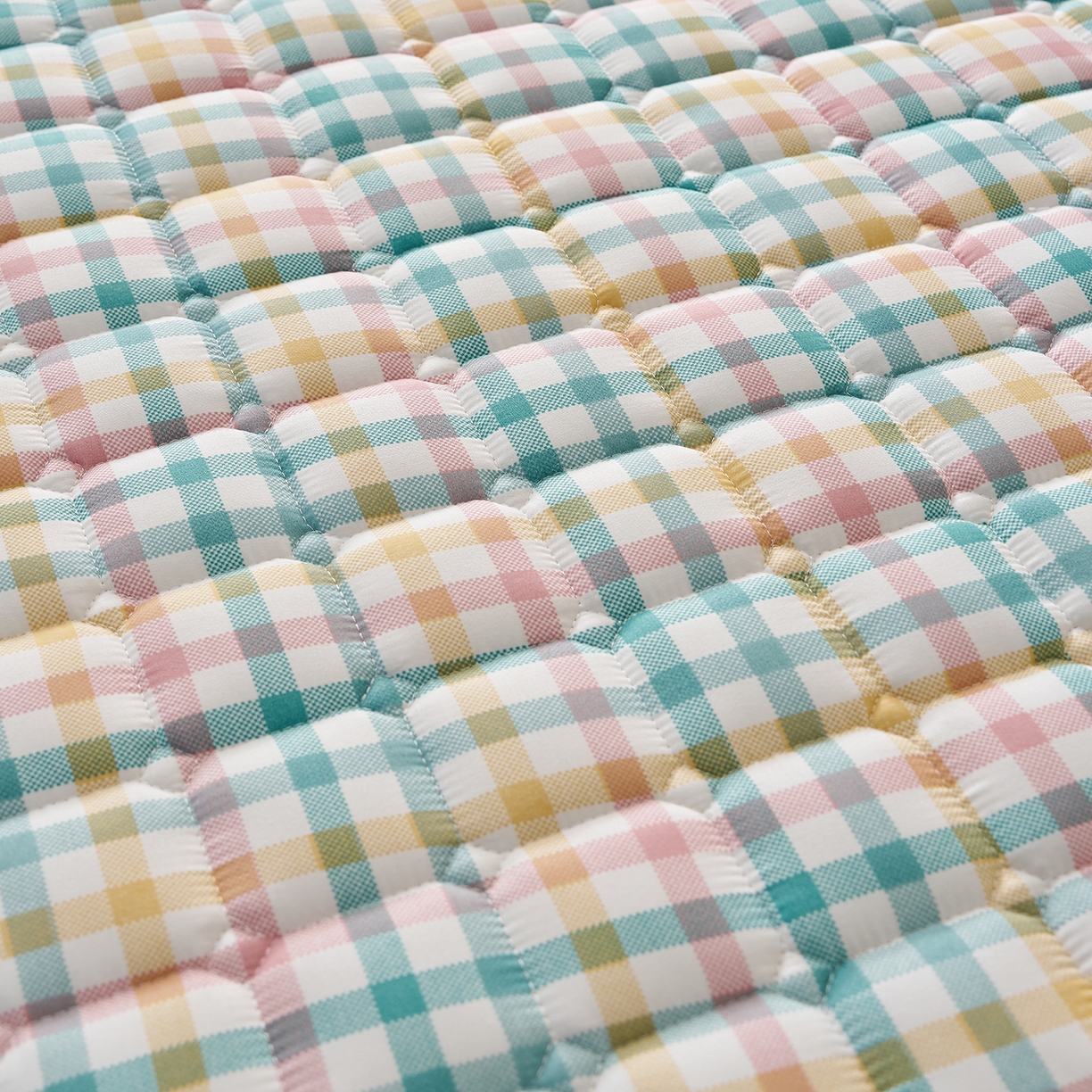 91家纺网 家纺一手货源 找家纺 缦吉 2025新款A类格调新疆棉花床垫 格调彩