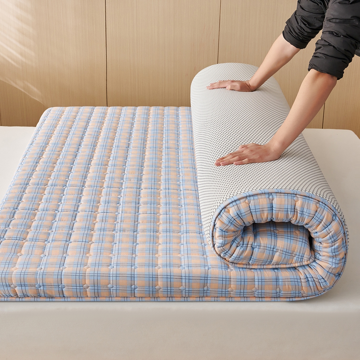 91家纺网 家纺一手货源 找家纺 （总）缦吉 2025新款A类格调新疆棉花床垫