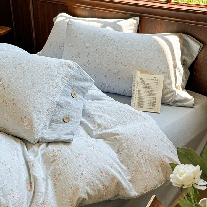 91家纺网 家纺一手货源 找家纺 （总）爱彼家纺 2025新款亲肤舒适原麻亚麻水洗棉四件套-纽扣款