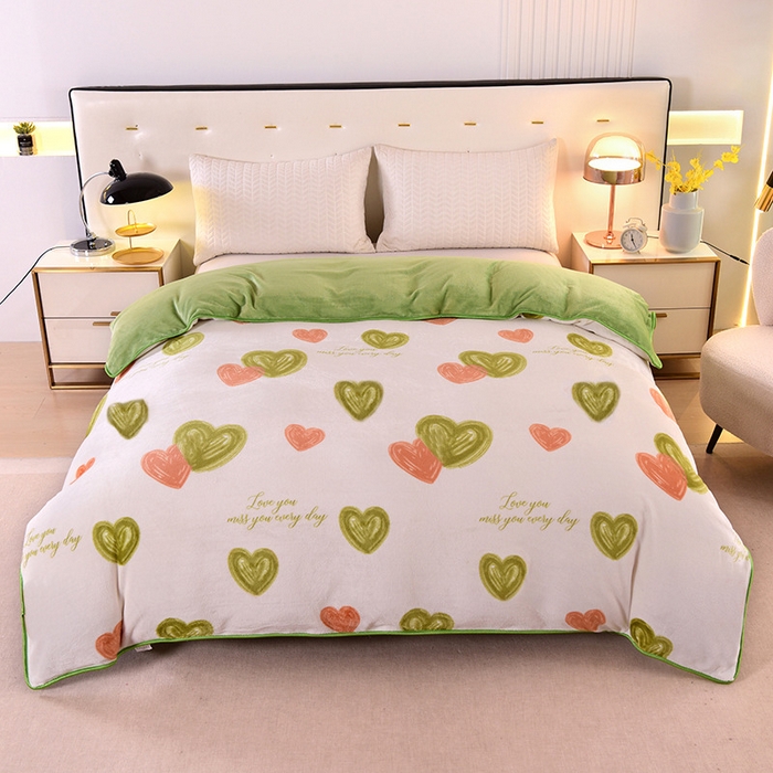 91家纺网 家纺一手货源 找家纺 （总）绒品壹家家纺 2025新款180g7斤牛奶绒印花单被套