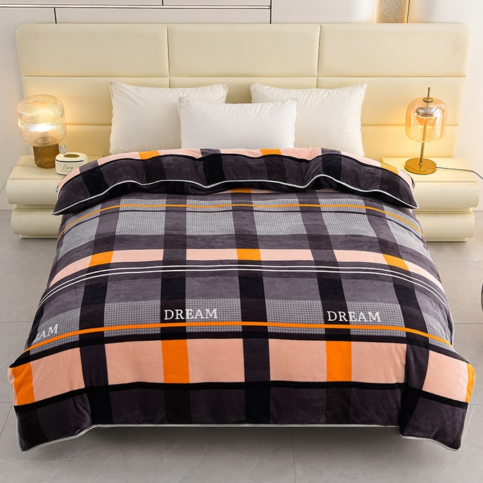 91家纺网 家纺一手货源 找家纺 （总）绒品壹家家纺 2025新款180g7斤牛奶绒印花单被套