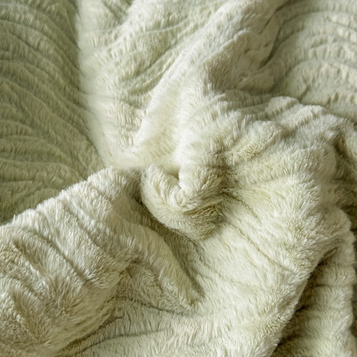 91家纺网 家纺一手货源 找家纺 锦铭源家纺 2025新款雪貂绒烂花75D全消光超柔樱花绒双拼角四件套牛奶绒四件套【有买家秀】 轻奢-浅绿