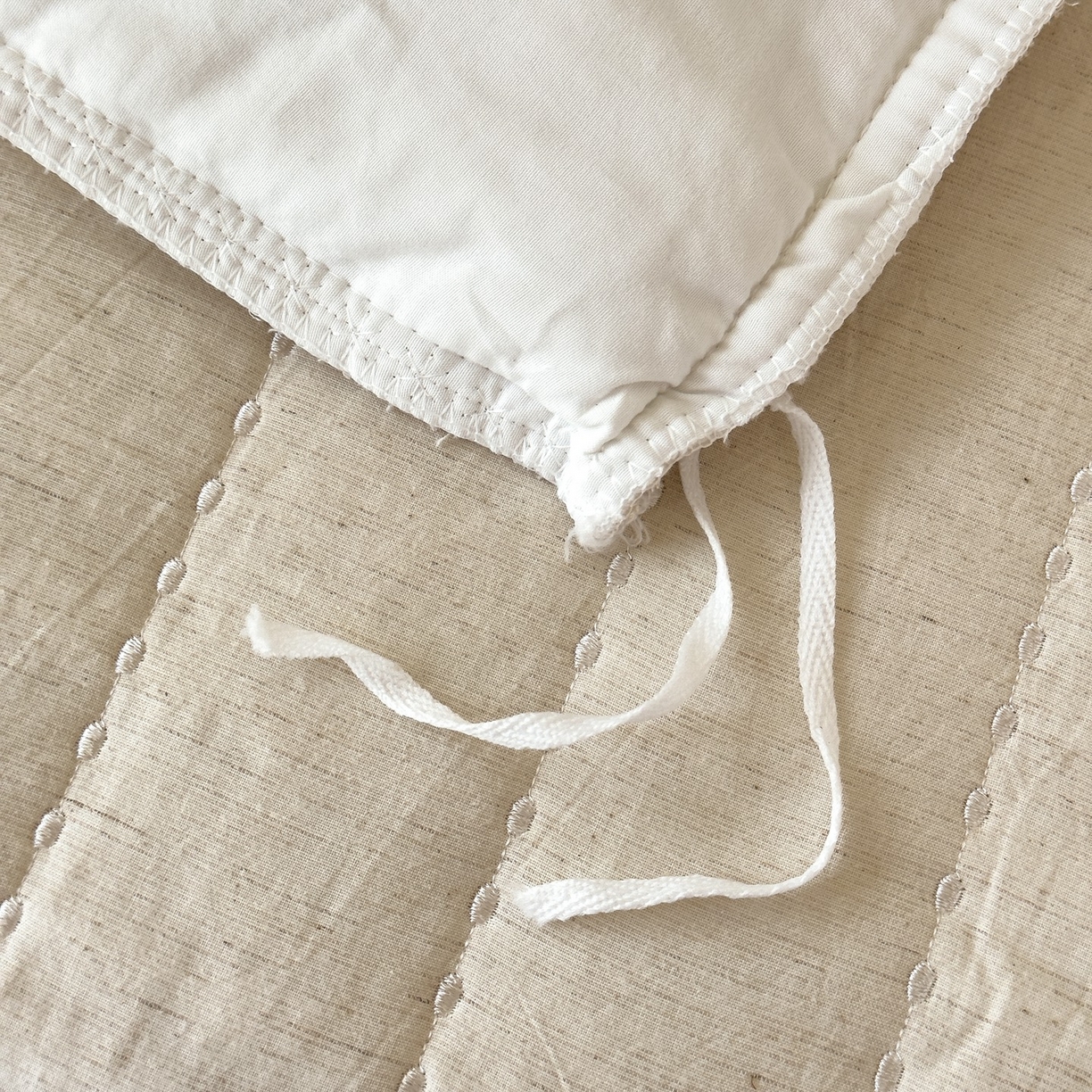 91家纺网 家纺一手货源 找家纺 上喜 2025新款简约棉麻床盖夏被夏凉被空调被四件套 咖色