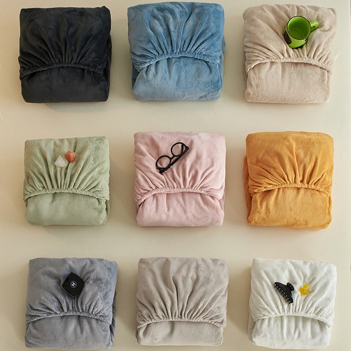 91家纺网 家纺一手货源 找家纺 （总）千朵森 2025新款全消光牛奶绒床笠单床笠单品床笠单件床笠-芙妮