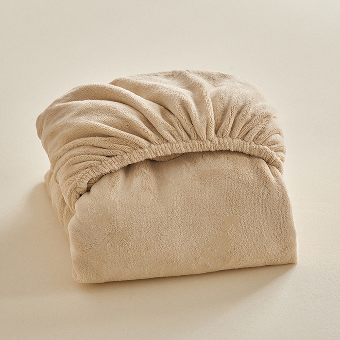 91家纺网 家纺一手货源 找家纺 千朵森 2025新款全消光牛奶绒床笠单床笠单品床笠单件床笠-芙妮 芙妮-奶芋黄