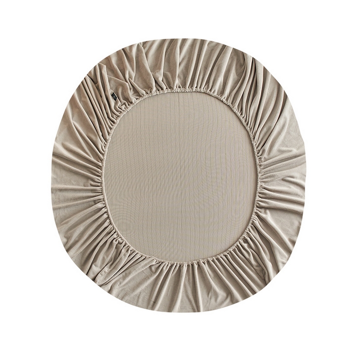 91家纺网 家纺一手货源 找家纺 千朵森 2025新款全消光牛奶绒床笠单床笠单品床笠单件床笠-芙妮 芙妮-苏木浅灰