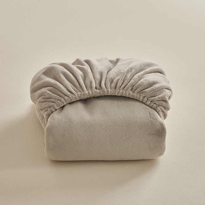 91家纺网 家纺一手货源 找家纺 千朵森 2025新款全消光牛奶绒床笠单床笠单品床笠单件床笠-芙妮 芙妮-苏木浅灰